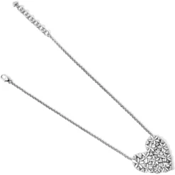Love Bouquet Necklace -Fashion-Accessories-Brighton love bouquet necklace silver white 2 9f527fa3 158d 403b b092 dbbc88a9cbe7