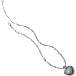 Love Is All You Need Necklace 2 Love Is All You Need Necklace -Fashion-Accessories-Brighton love is all you need necklace silver blue 2