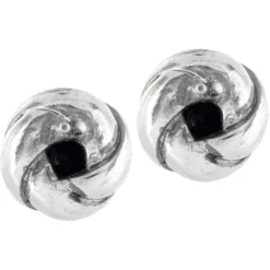 Love Me Knot Mini Post Earrings -Fashion-Accessories-Brighton love me knot mini post earrings silver 2 95eee33f c844 4797 93c6 af0444886056