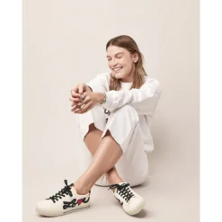 Love Me Sneakers -Fashion-Accessories-Brighton love me sneakers white multi 4 13e49d9b 9a2d 42a9 835d 2135733e4b07