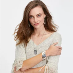 Marrakesh Soleil Layered Necklace 3 Marrakesh Soleil Layered Necklace -Fashion-Accessories-Brighton marrakesh soleil layered necklace silver 3 79403310 ec7e 4748 b48c 100f6409fac6