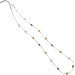 Mediterranean Long Necklace -Fashion-Accessories-Brighton mediterranean long necklace silver gold brushed 2 0534a632 fe50 4563 b5af 675be66b52b5