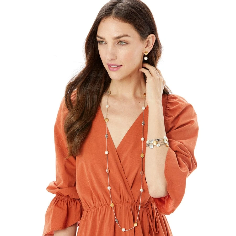 Mediterranean Pearl Long Necklace Mediterranean Pearl Long Necklace -Fashion-Accessories-Brighton mediterranean pearl long necklace cream 2 f3a934c1 92aa 49fa 961e c592763fc7a2