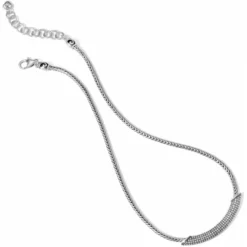 Meridian Blaze Collar Necklace -Fashion-Accessories-Brighton meridian blaze collar necklace silver 2 68901acc 51f7 4afd bdb2 a0cd5e72e21d