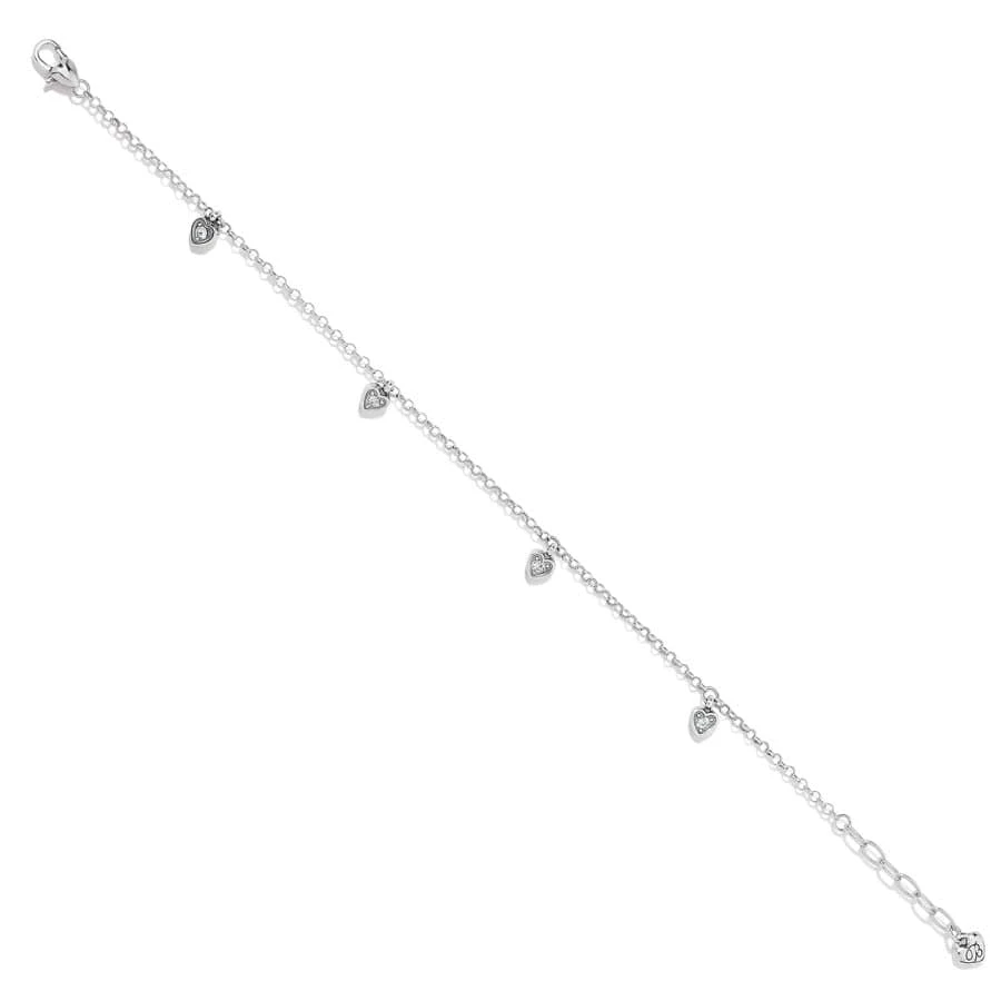 Meridian Love Notes Anklet Meridian Love Notes Anklet -Fashion-Accessories-Brighton meridian love notes anklet silver 1