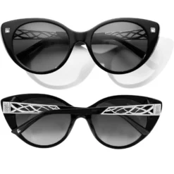 Meridian Zenith Sunglasses -Fashion-Accessories-Brighton meridian zenith sunglasses black silver 2 4f8961c2 38ce 484c aec0 aa5e2d5d8e7b