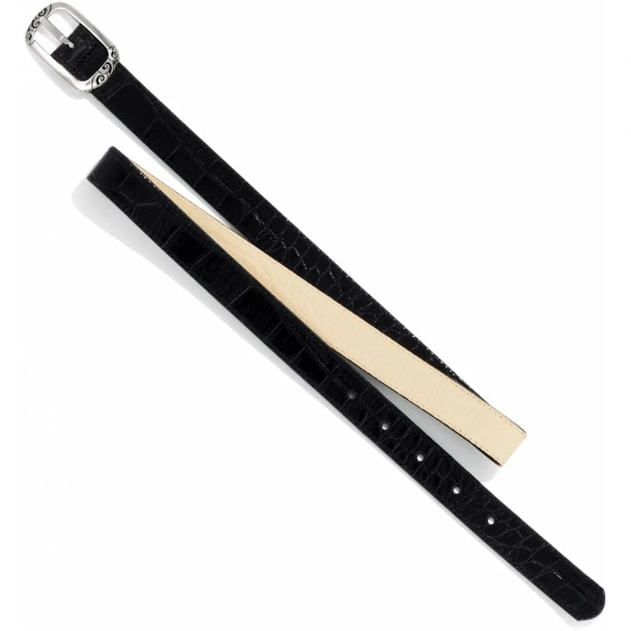 Mingle Reversible Belt Mingle Reversible Belt -Fashion-Accessories-Brighton mingle reversible belt black 5