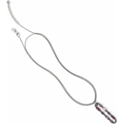 Moderna Convertible Necklace 2 Moderna Convertible Necklace -Fashion-Accessories-Brighton moderna convertible necklace silver purple 2 f1893477 e359 4006 bfef c8e5e82201ff