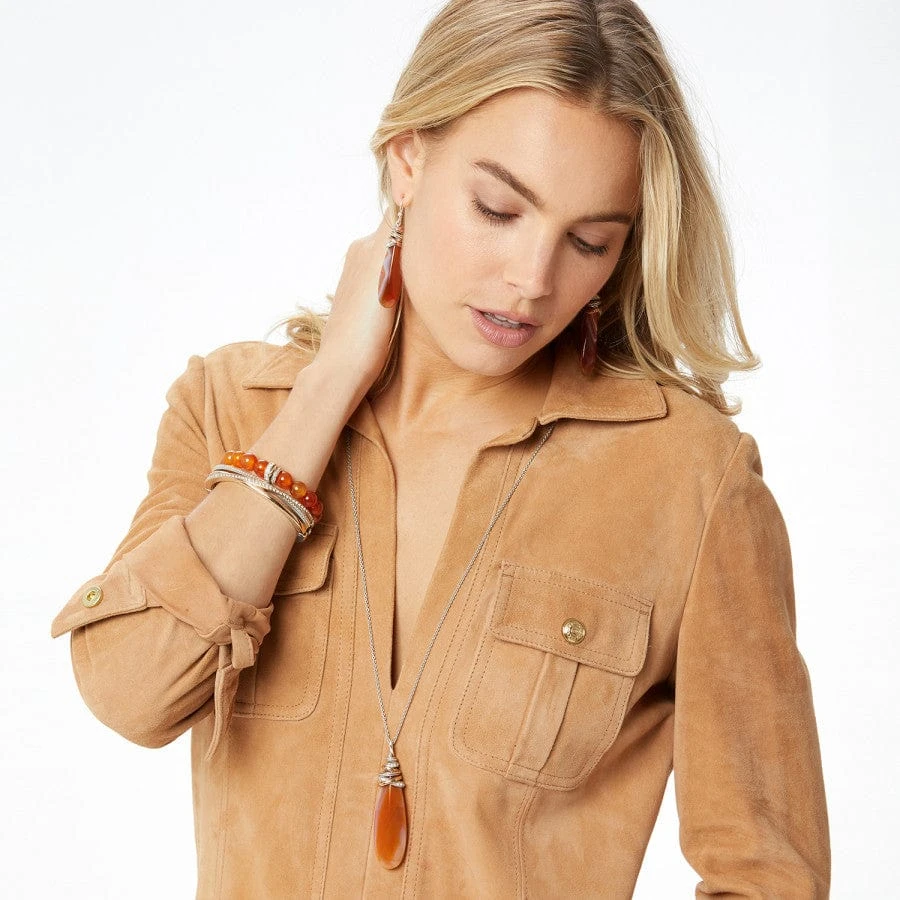 Neptune's Rings Carnelian Stretch Bracelet Neptune's Rings Carnelian Stretch Bracelet -Fashion-Accessories-Brighton neptune s rings carnelian stretch bracelet orange 1 4dea0444 e431 4bcd ae72 a1cb0ba912a3