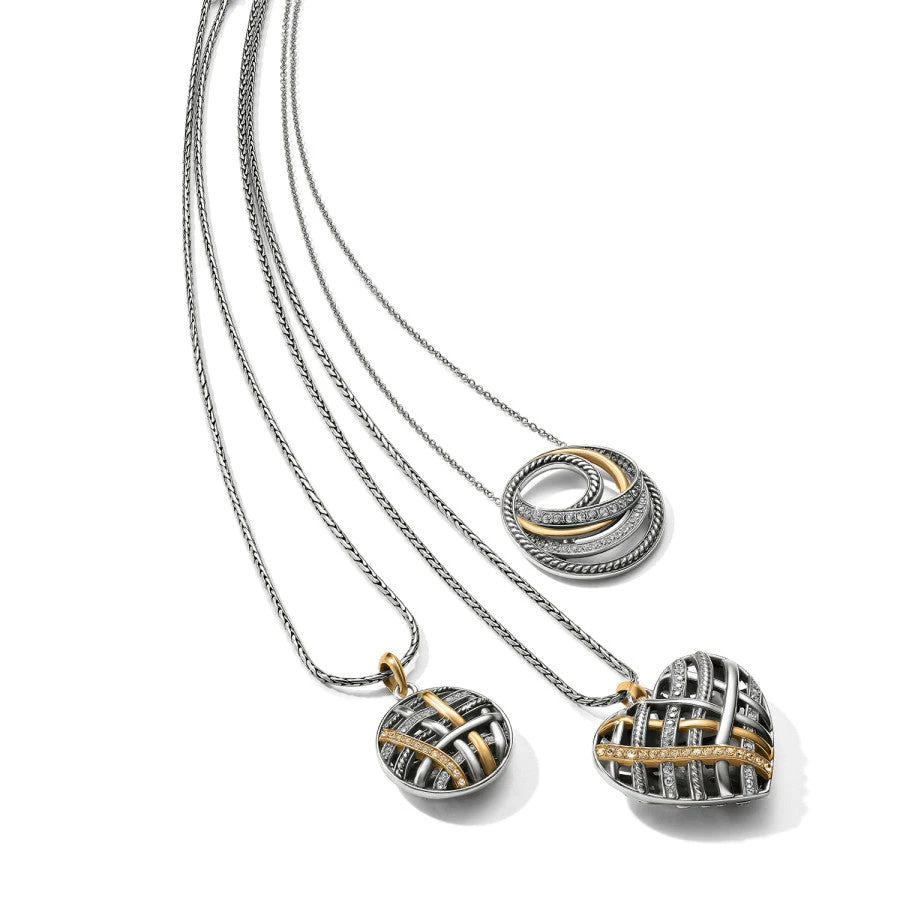 Neptune's Rings Convertible Reversible Heart Necklace Neptune's Rings Convertible Reversible Heart Necklace -Fashion-Accessories-Brighton neptune s rings convertible reversible heart necklace silver 3 f24b0a4e 6e29 4b28 afe1 59e5e8d18cd5