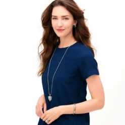 Neptune's Rings Convertible Reversible Heart Necklace 4 Neptune's Rings Convertible Reversible Heart Necklace -Fashion-Accessories-Brighton neptune s rings convertible reversible heart necklace silver 4 cd2477da 52a6 44a2 997b ab089d10c161