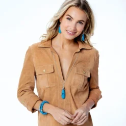 Neptune's Rings Pyramid Drop Turquoise Necklace 2 Neptune's Rings Pyramid Drop Turquoise Necklace -Fashion-Accessories-Brighton neptune s rings pyramid drop turquoise necklace blue 2 4e8a9aa6 c12b 494e 8356 a2674e45add0