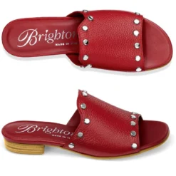 Night Studded Sandals -Fashion-Accessories-Brighton night studded sandals lipstick 1 787e7b1e 5f91 4445 8f3d 877b2442b593