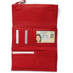 Nolita Shimmer Large Wallet -Fashion-Accessories-Brighton nolita shimmer large wallet lipstick 2