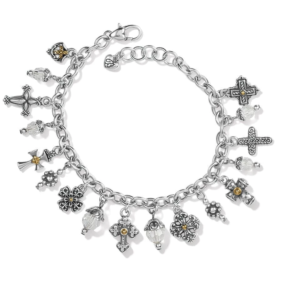 One Cross Charm Bracelet One Cross Charm Bracelet -Fashion-Accessories-Brighton one cross charm bracelet silver gold 0 ac79bfdd 5437 4f96 b29b 629cf74d112f