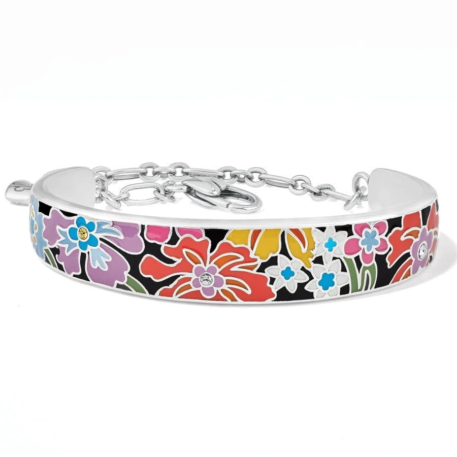 Painted Poppies Bar Bracelet Painted Poppies Bar Bracelet -Fashion-Accessories-Brighton painted poppies bar bracelet silver multi 0 68709ed0 0f91 4093 8e05 916cb5f1ca44