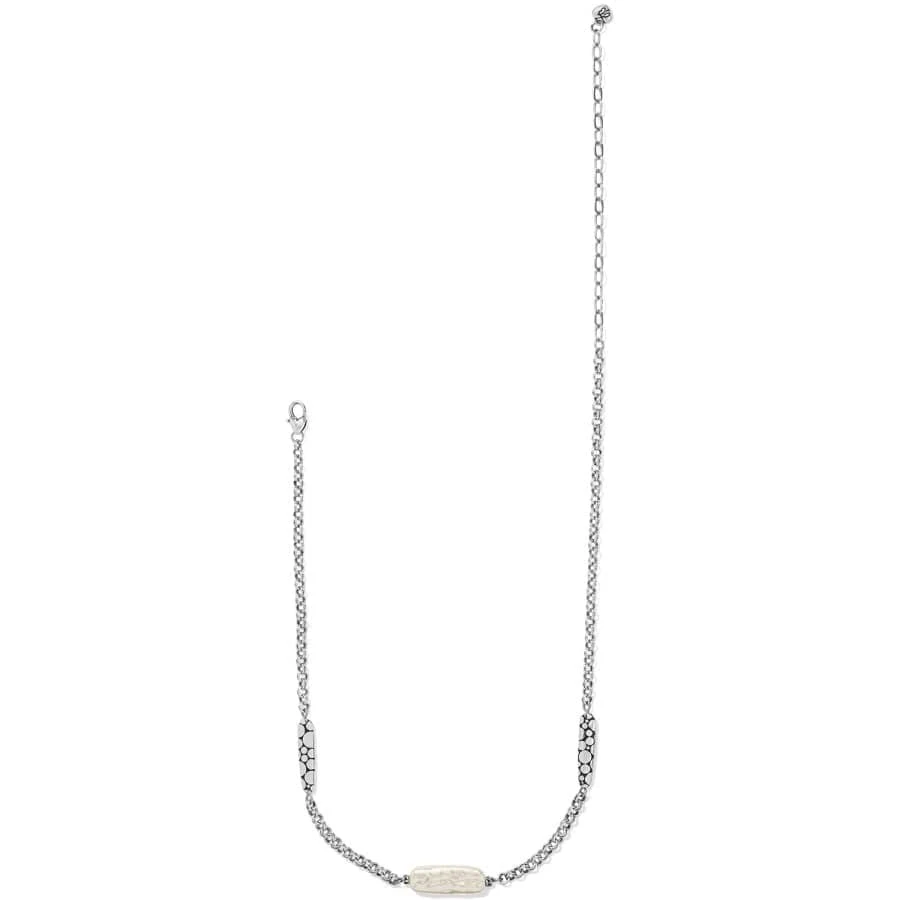 Pebble Pearl Double Link Necklace Pebble Pearl Double Link Necklace -Fashion-Accessories-Brighton pebble pearl double link necklace silver pearl 1 4d4f874c b2ef 4cee be65 66ce817bea4e