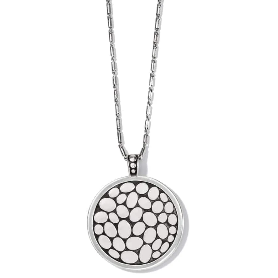 Pebble Round Convertible Reversible Necklace Pebble Round Convertible Reversible Necklace -Fashion-Accessories-Brighton pebble round convertible reversible necklace silver 1 e6c3a85d f1a9 49c4 b332 5b7eaf8401f0