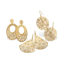 Posey Disc French Wire Earrings -Fashion-Accessories-Brighton posey disc french wire earrings gold 3 7952a3d3 3782 4569 b337 17cfb7d09605