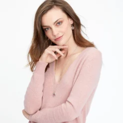 Pure Love Mini Heart Necklace -Fashion-Accessories-Brighton pure love mini heart necklace silver pink 2 ea15014c 1eb8 466a b15a 2400f6ae26fe