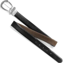 Really Tough Reversible Belt 5 Really Tough Reversible Belt -Fashion-Accessories-Brighton really tough reversible belt black 5