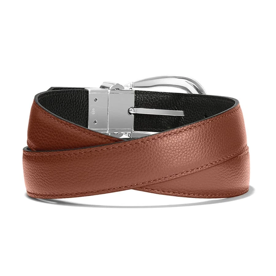 Really Tough Reversible Belt Really Tough Reversible Belt -Fashion-Accessories-Brighton really tough reversible belt bourbon 1