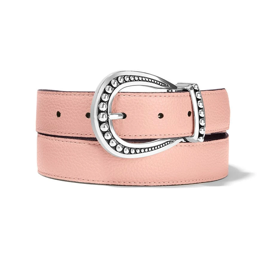 Really Tough Reversible Belt Really Tough Reversible Belt -Fashion-Accessories-Brighton really tough reversible belt pink sand 0