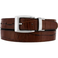 Reversible Croco Belt 2 Reversible Croco Belt -Fashion-Accessories-Brighton reversible croco belt black peanut 2 fd0c2b02 b635 4648 b0b8 a7e9f02a19de