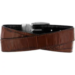 Reversible Croco Belt 3 Reversible Croco Belt -Fashion-Accessories-Brighton reversible croco belt black peanut 3 7ab33d93 01fb 447b afc7 8e3c4289f6b6