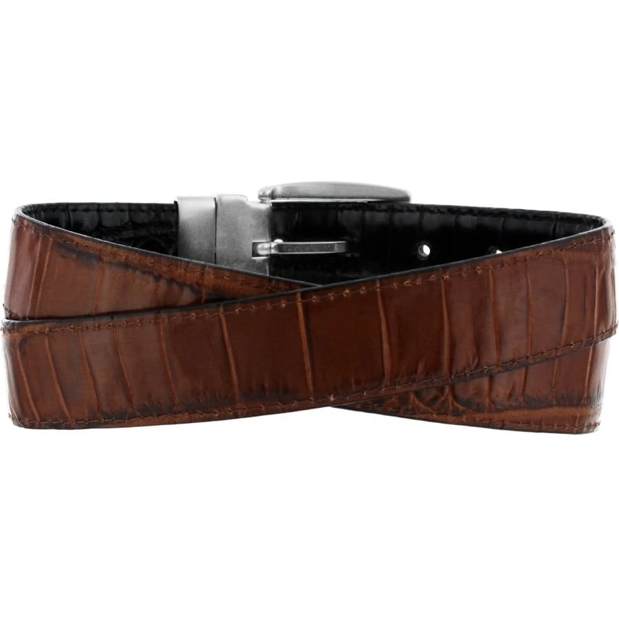 Reversible Croco Belt Reversible Croco Belt -Fashion-Accessories-Brighton reversible croco belt black peanut 3 7ab33d93 01fb 447b afc7 8e3c4289f6b6