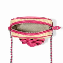 Rosie Straw Camera Bag -Fashion-Accessories-Brighton rosie straw camera bag natural orchid 1