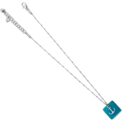 Sea Shore Anchor Glass Necklace 2 Sea Shore Anchor Glass Necklace -Fashion-Accessories-Brighton sea shore anchor glass necklace silver blue 2 c1d225e1 db76 4924 a92e 39b7330ad390