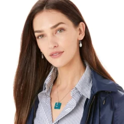 Sea Shore Anchor Glass Necklace 3 Sea Shore Anchor Glass Necklace -Fashion-Accessories-Brighton sea shore anchor glass necklace silver blue 3 c60acdf5 f4fa 4aa0 a885 baed5edbc900