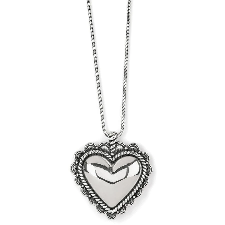 Sonora Bold Heart Necklace Sonora Bold Heart Necklace -Fashion-Accessories-Brighton sonora bold heart necklace silver 0 12aff452 f391 45a5 9e0a 783ba170f48d