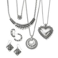 Sonora Multi Ring Necklace -Fashion-Accessories-Brighton sonora multi ring necklace silver 2 dd571194 dbe5 4bd6 95b0 e52b7966c4d4