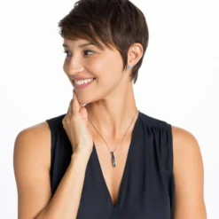 Spectrum Mini Post Earrings -Fashion-Accessories-Brighton spectrum mini post earrings silver blue 3 052f3cac 8e29 4421 90c3 bbe6dda27db9