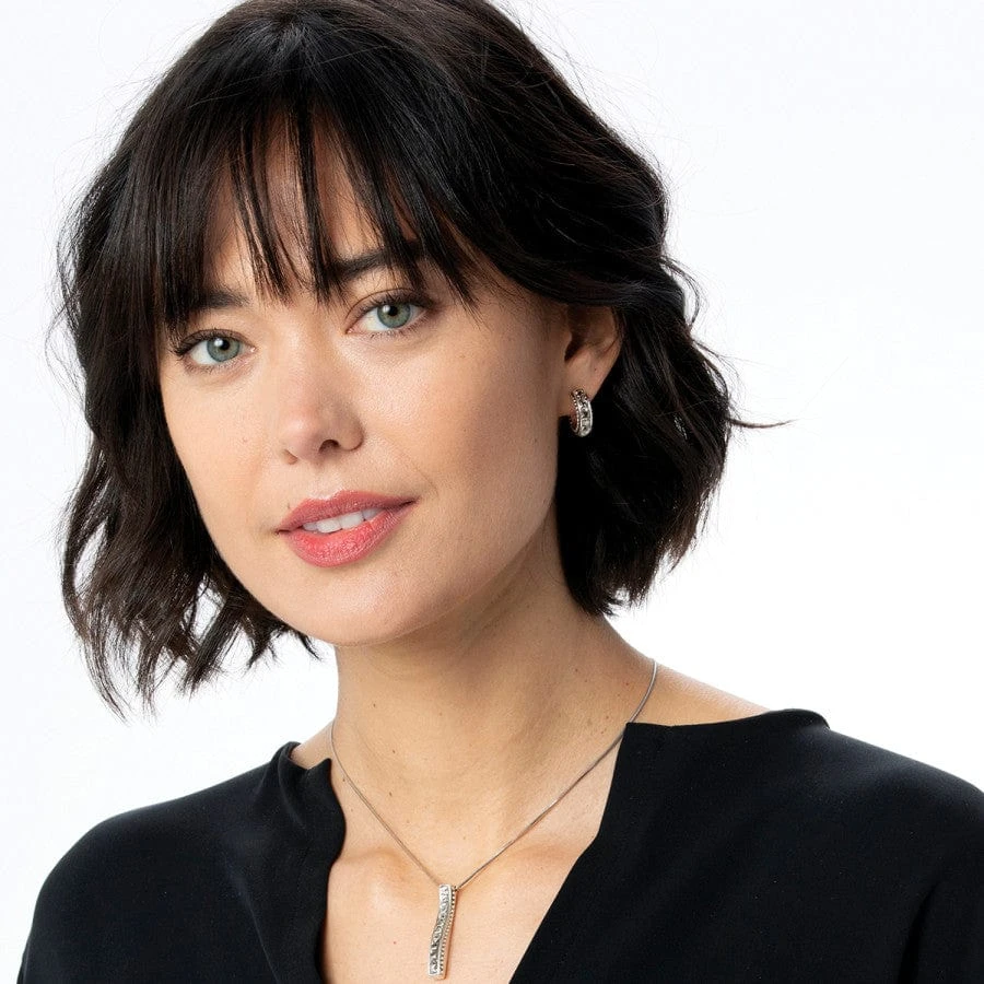 Spectrum Post Hoop Earrings Spectrum Post Hoop Earrings -Fashion-Accessories-Brighton spectrum post hoop earrings silver 2