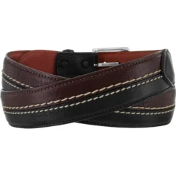 Tallahassee Belt -Fashion-Accessories-Brighton tallahassee belt black brown 1 f471b9c0 1a94 4c41 894d d80d6328bc7a