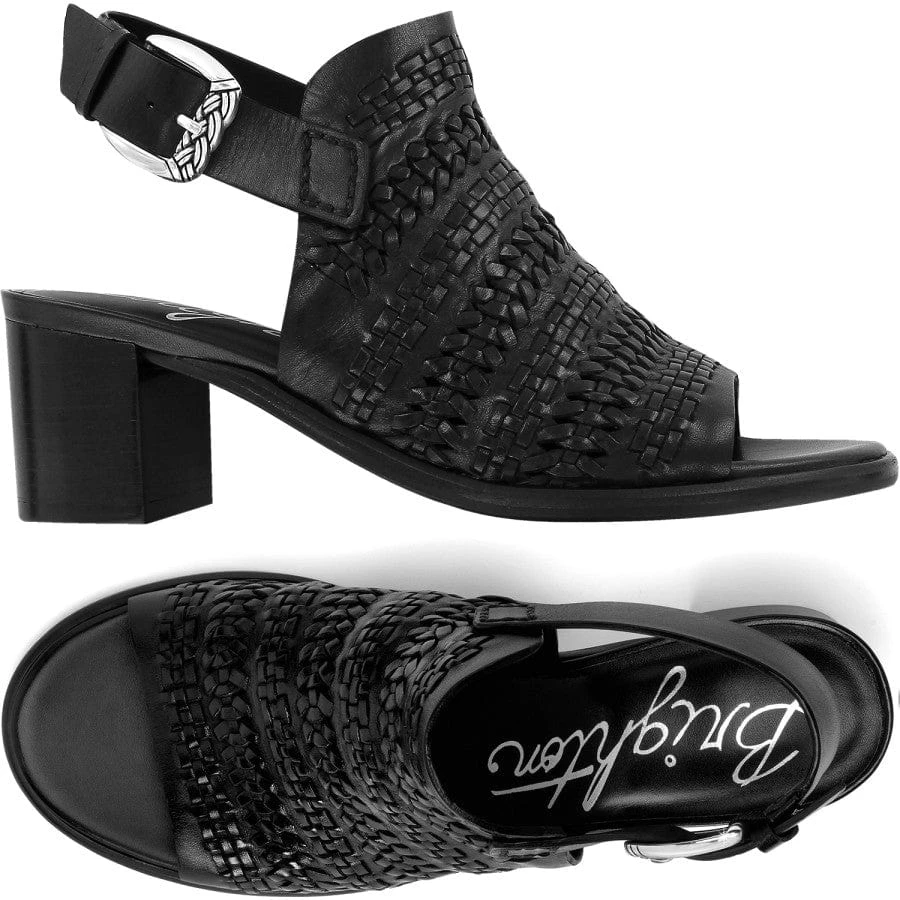 Twine Woven Sandals Twine Woven Sandals -Fashion-Accessories-Brighton twine woven sandals black 1