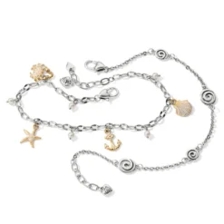 Vertigo Anklet -Fashion-Accessories-Brighton vertigo anklet silver 2
