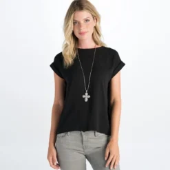 Vines Cross Convertible Necklace -Fashion-Accessories-Brighton vines cross convertible necklace silver 3 1f0f0b99 12cb 4dc5 a712 7bb4e28a31a9