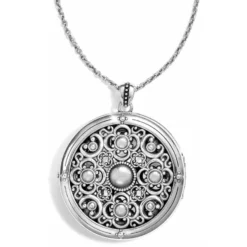 Vita Long Locket Necklace 2 Vita Long Locket Necklace -Fashion-Accessories-Brighton vita long locket necklace silver 2 db35a7a0 4c12 4dbc bc9a 97e0c058da25