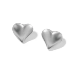 Young At Heart Mini Post Earrings -Fashion-Accessories-Brighton young at heart mini post earrings silver 1 bc7f1fe1 47d1 4ab5 a803 33296df48696